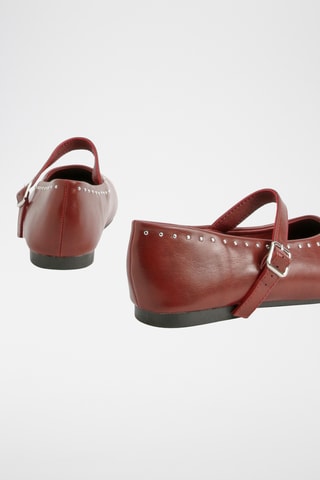 Mary Janes - Bordeauxrood