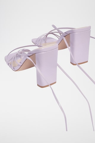 Sandalen met Hak - Lichtpaars