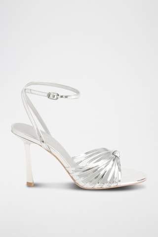 Sandalen met Hak - Zilverkleurig
