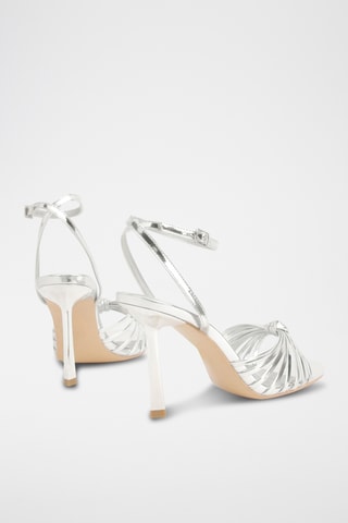 Sandalen met Hak - Zilverkleurig