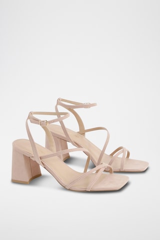 Sandalen met Hak - Nude
