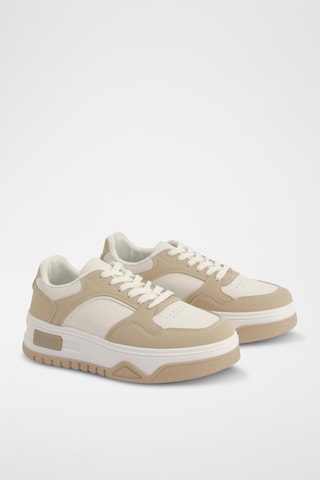 Platform Sneakers - Beige