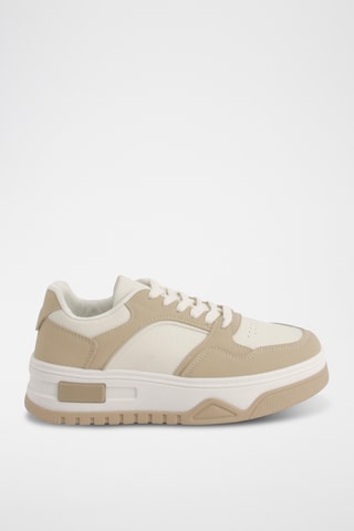 Platform Sneakers - Beige
