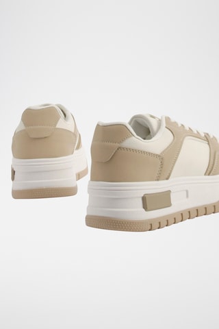 Platform Sneakers - Beige