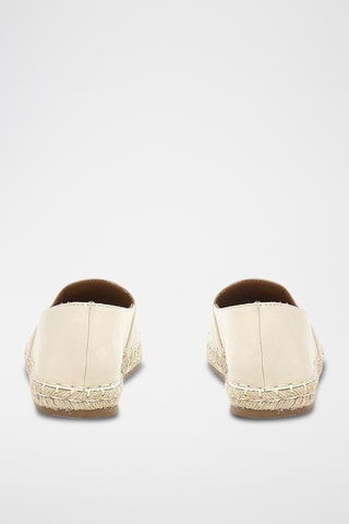 Espadrilles - Ecru en Zwart