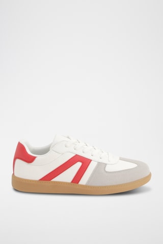 Sneakers - Grijs en Rood