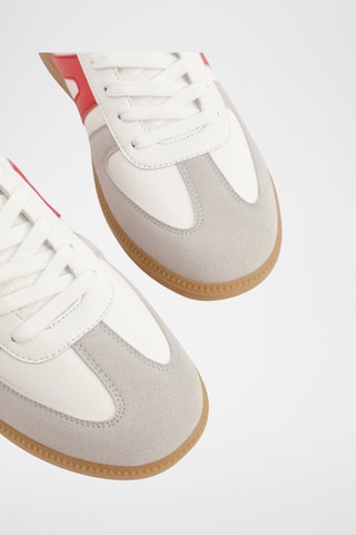 Sneakers - Grijs en Rood