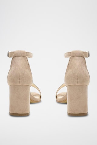 Sandalen met Hak - Nude