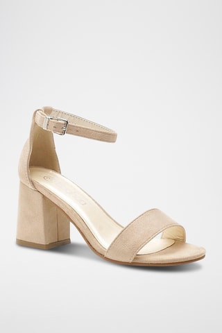 Sandalen met Hak - Nude