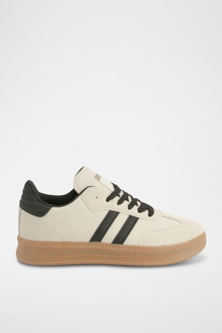 Sneakers - Beige en Zwart