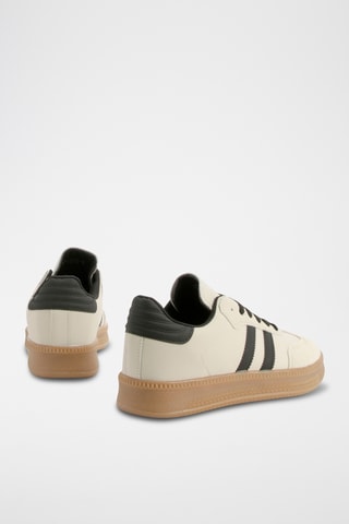 Sneakers - Beige en Zwart