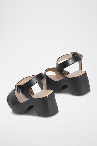 Sandalen met Hak - Zwart