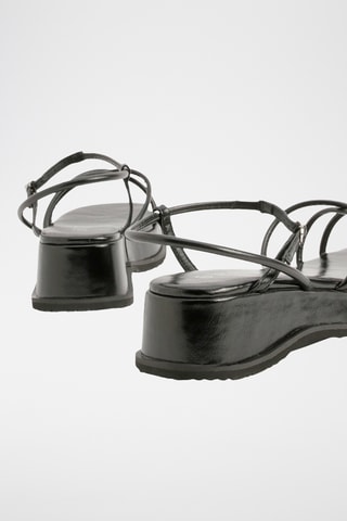 Platform Sandalen - Zwart