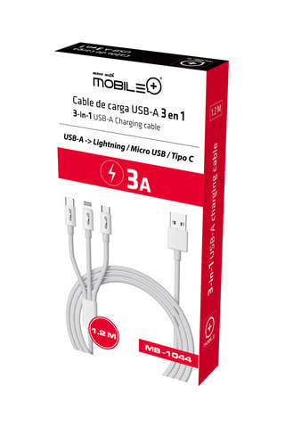Câble USB 3-en-1 - 1,2 m