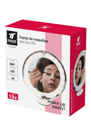 Miroir de maquillage LED - Blanc