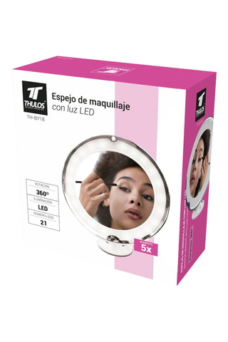 Miroir de maquillage LED - Blanc