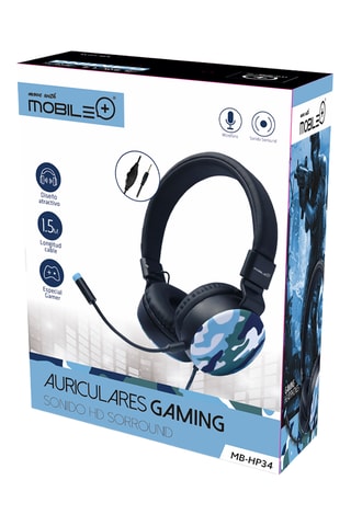 Casque gaming HD surrond - Bleu marine