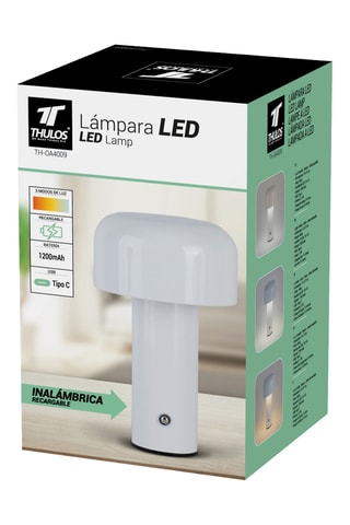 Draadloze Ledtafellamp - Wit -  1,3 W