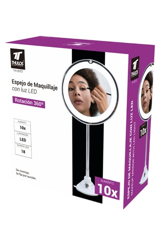 Miroir de maquillage LED - Blanc