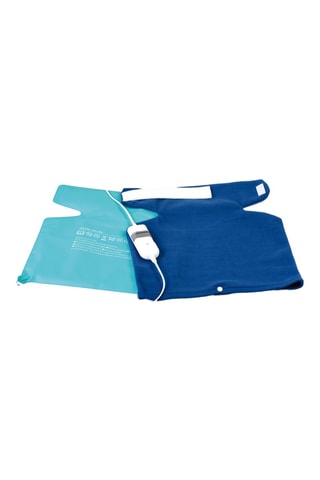 Coussin chauffant pour le cou et le dos - 40 x 38 cm - Bleu 
