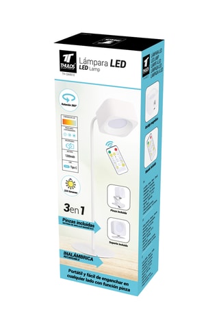 3-in-1 Ledtafellamp - Wit