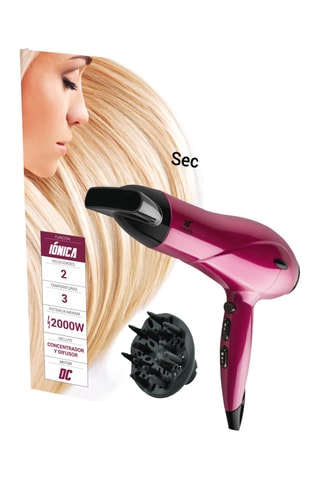 Sèche-cheveux ionique - 1600-2000 W - 2 vitesses