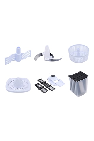 Robot culinaire manuel 5-en-1 - 150 cl