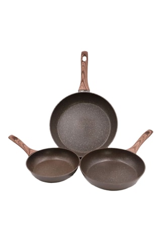 3 poêles sans BPA - 20/24/28 cm