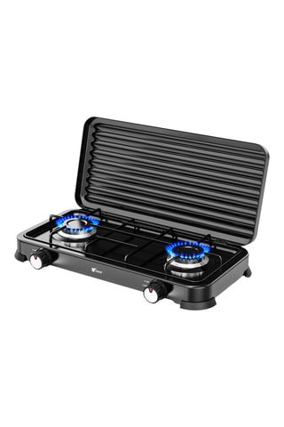 Cuisinière à gaz - 4,4 kW - 2 brûleurs