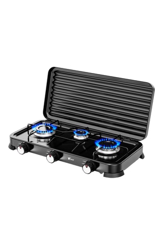 Cuisinière à gaz - 5,4 kW - 3 brûleurs