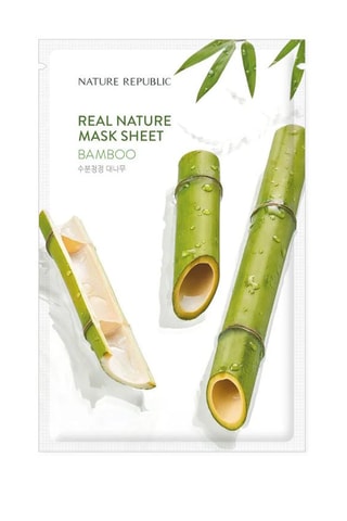 Mascarilla de tela Bambú Real Nature - 23 ml