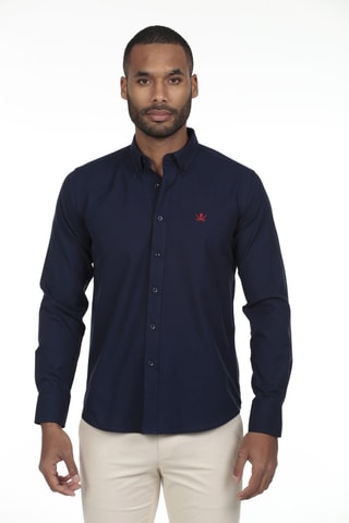 Overhemd Regular - Marineblauw