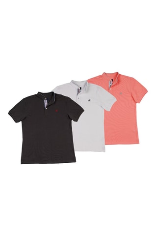 2 Polo's Regular Fit - Wit en grijs