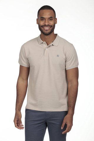 2 Polo's Regular Fit - Beige en blauw