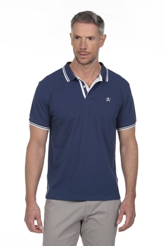 2 Polo's Regular Fit - Wit en blauw