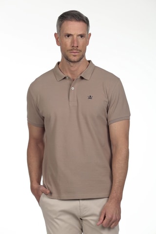 2 Polo's Regular Fit - Blauw en lichtbruin