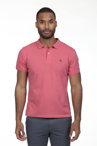 2 Polo's Regular Fit - Blauw en koraalrood