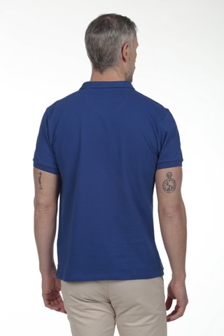 2 Polo's Regular Fit - Blauw en lichtbruin