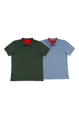 2 Polo's Regular Fit - Groen