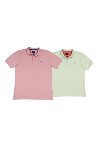 2 Polo's Regular Fit - Roze