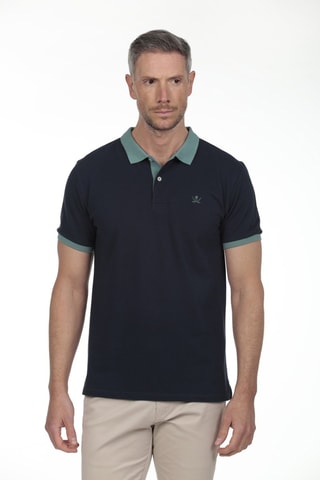 2 Polo's Regular Fit - Marineblauw