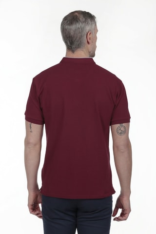 2 Polo's Regular Fit - Bordeauxrood en lichtgroen