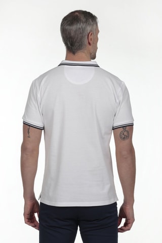 2 Polo's Regular Fit - Wit en marineblauw