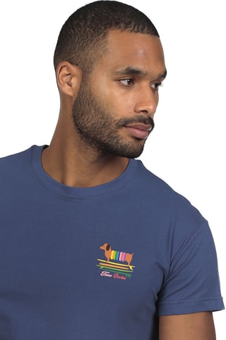 T-shirt Regular - Donkerblauw