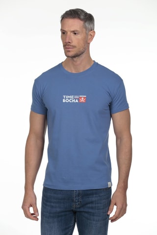 2 T-shirts regular - Marineblauw
