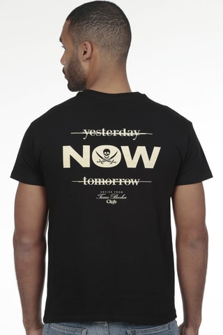 2 T-shirts regular - Blauw en zwart