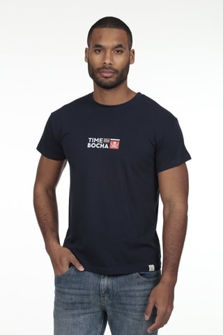 T-shirt Regular - Marineblauw