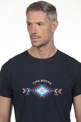 T-shirt Regular - Marineblauw