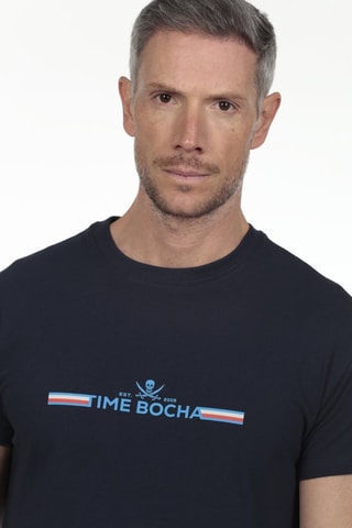 T-shirt Regular - Marineblauw
