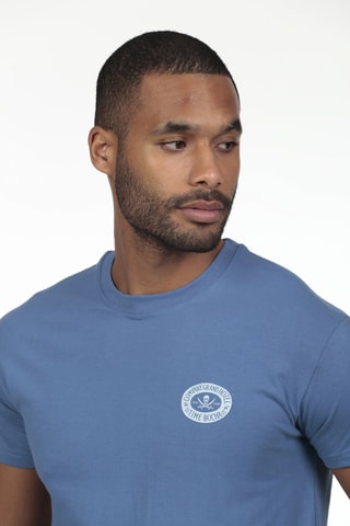4 T-shirts Regular - Wit, blauw en grijs